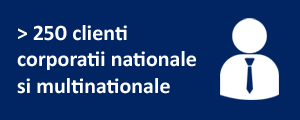 Peste 250 de clienti corporatii nationale si multinationale