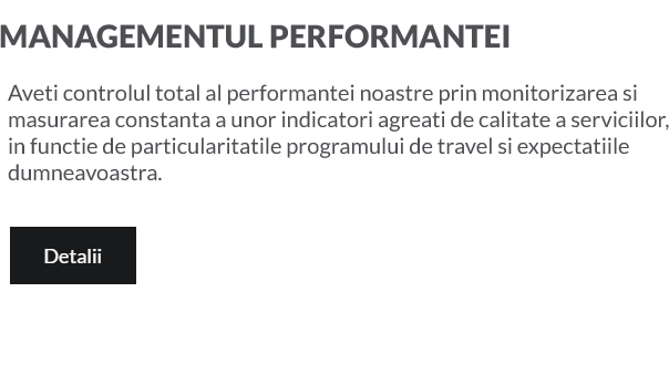 Managementul performantei